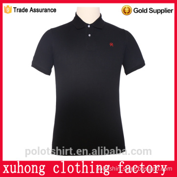two button classic factory wholesale pique embroidery short sleeve polo tshirt